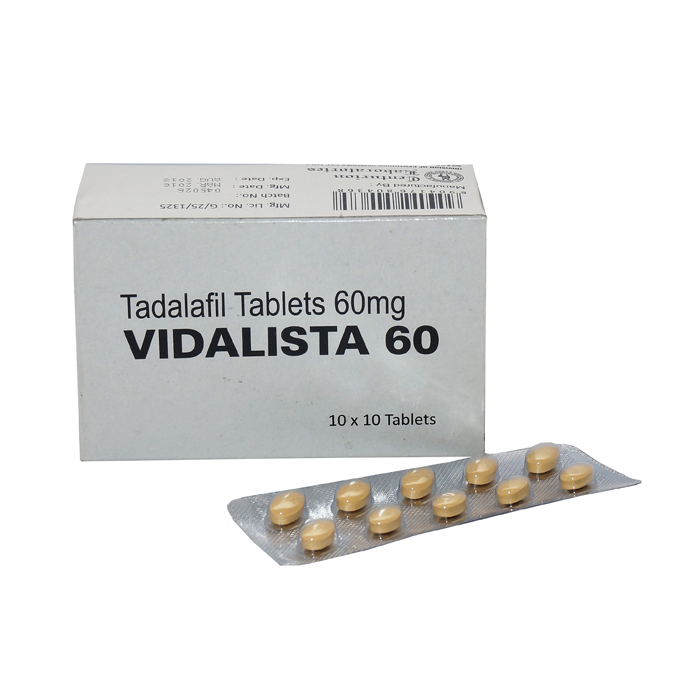 Vidalista 60mg| Tadalafil (Cialis) 60 mg