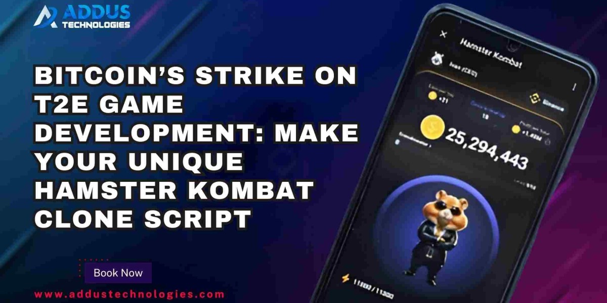 Bitcoin’s Strike on T2E Game Development: Make Your Unique Hamster Kombat Clone Script