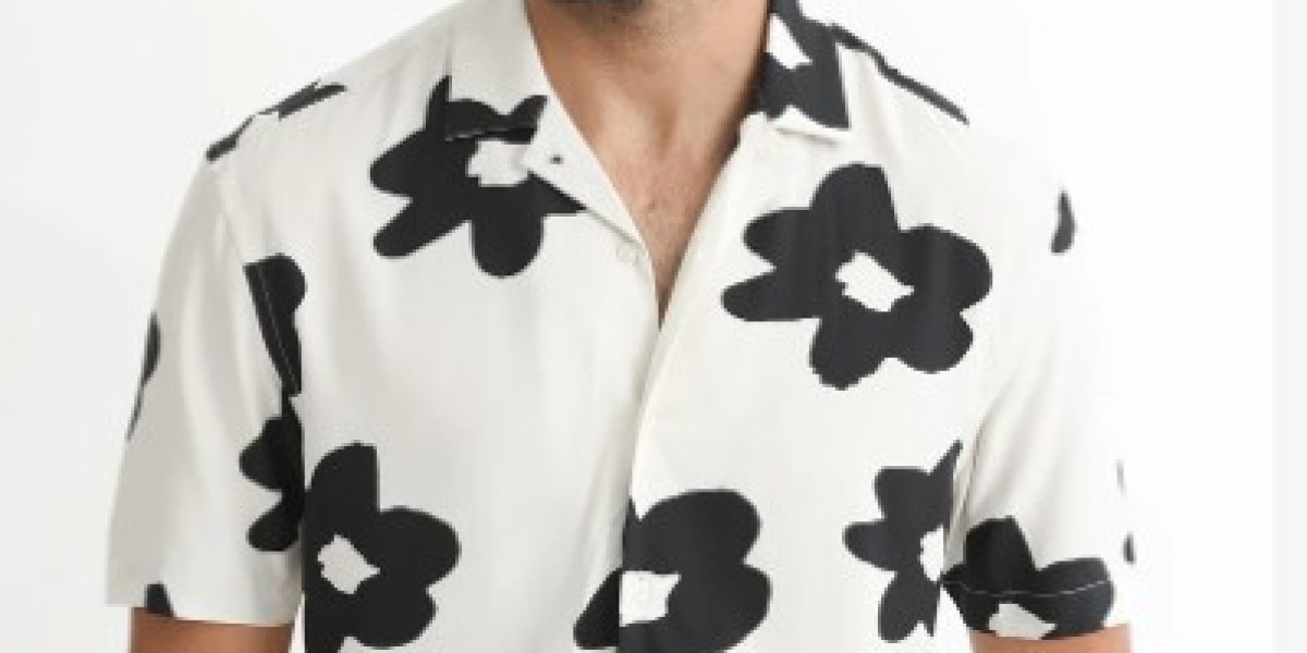 Upgrade your casual wear with Rare Rabbit's printed shirts, featuring bold patterns for a statement look.