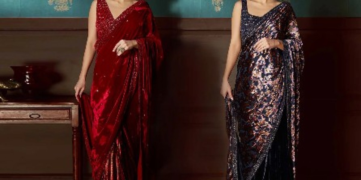 Luxurious Velvet Sarees for Winter Weddings | ScrollnShops