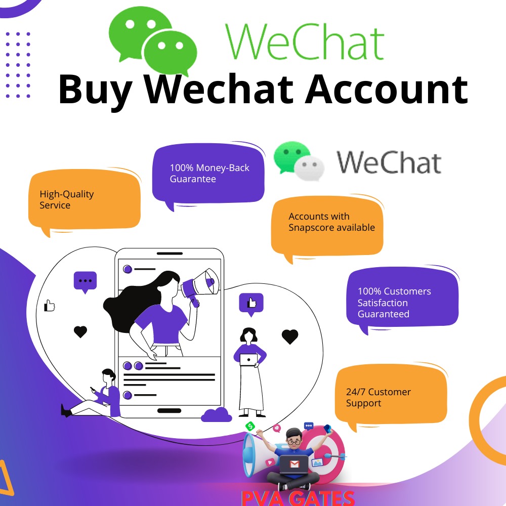 Buy Wechat Account - 100% Legit and full working gurantee